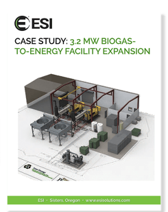 ESI Case Study - COVER - Biogas Processing - Engineering - Biogas-to-Energy - LFGTE