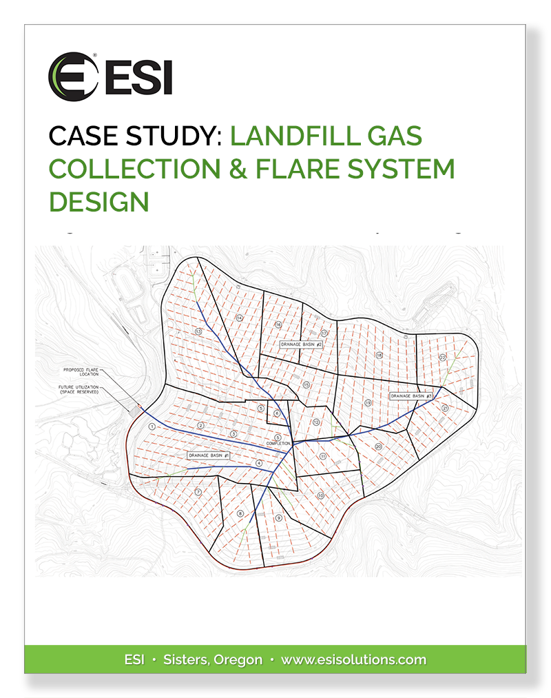 ESI RNG Case Study - Landfill Gas Collection - GCCS - & Flare System Design - COVER - 800-1