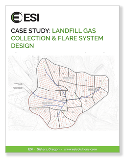 ESI RNG Case Study - Landfill Gas Collection - GCCS - & Flare System Design - COVER - 800