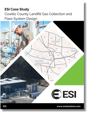 ESI - LFG - Landfill Gas Collection & Control - LFG GCCS - Cowlitz - Case Study - 