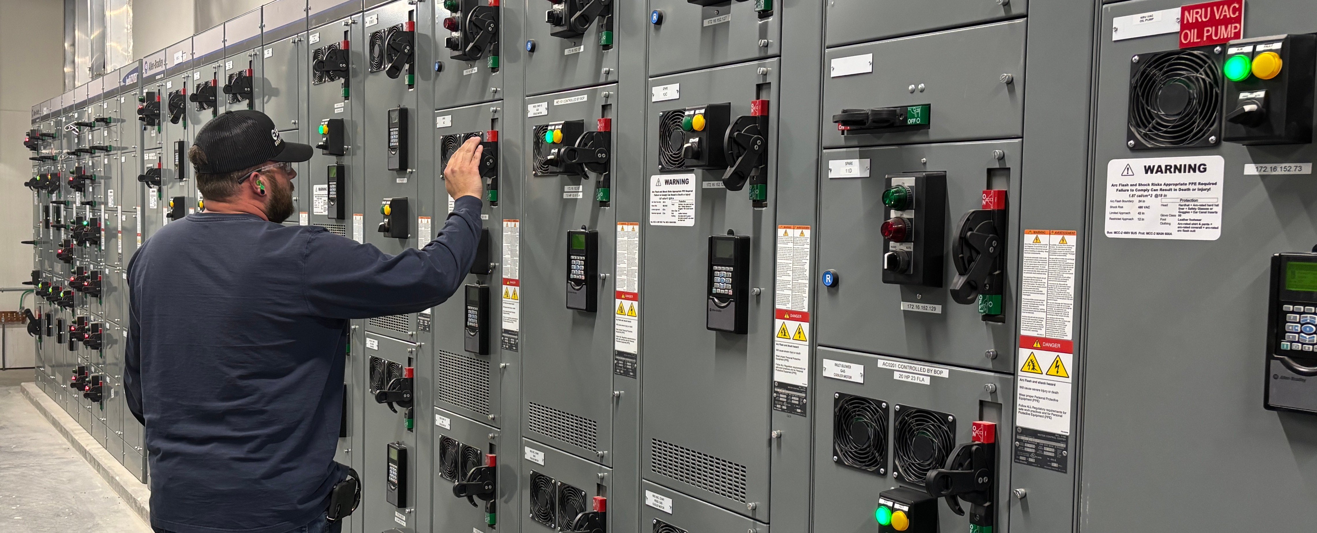 Electrical panel Header